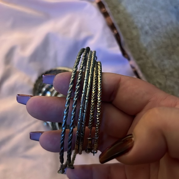 Bangle & Hoops Bundle - Picture 3 of 4